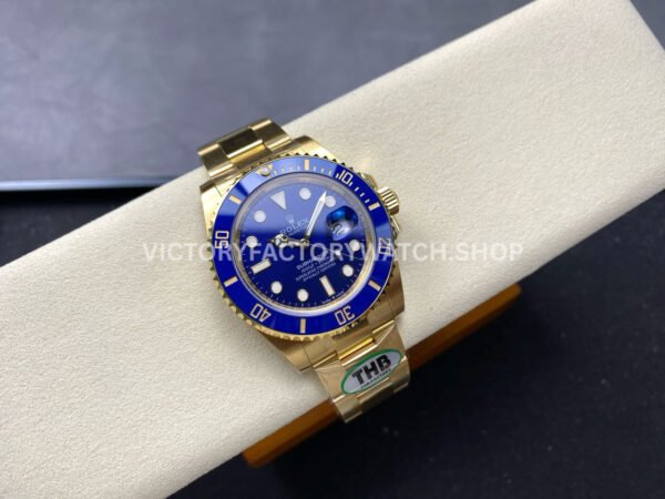 THB Factory Rolex Submariner 126618LB-0002 41mm Full Yellow Gold Blue Dial