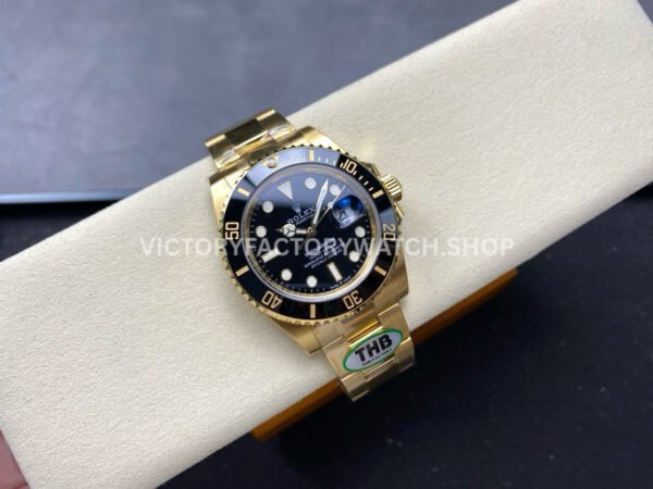 THB Factory Rolex Submariner 126618LN 41mm Full Yellow Gold Black Dial