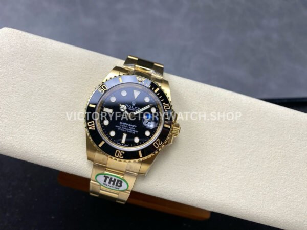 THB Factory Rolex Submariner 126618LN 41mm Full Yellow Gold Black Dial