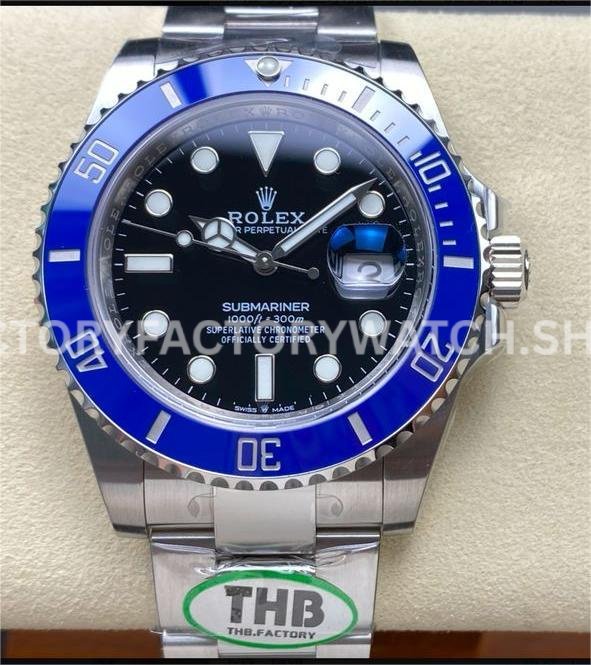 THB Factory Rolex Submariner 126619LB 41mm Full White Gold Black Dial (7) THB Factory Rolex Submariner 126619LB 41mm Full White Gold Black Dial