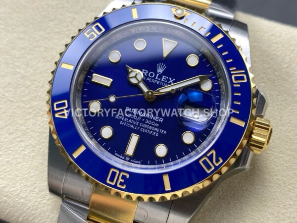THB Factory Submariner 126613LB 41mm Half Yellow Gold Blue Dial
