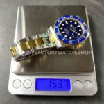 THB Factory Submariner 126613LB 41mm Half Yellow Gold Blue Dial