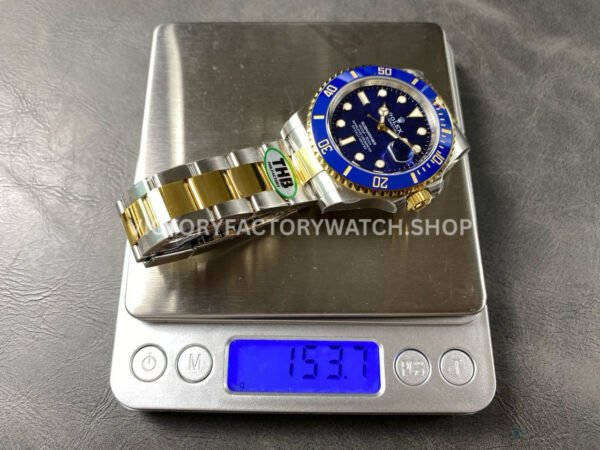 THB Factory Submariner 126613LB 41mm Half Yellow Gold Blue Dial