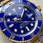 THB Factory Submariner 126613LB 41mm Half Yellow Gold Blue Dial