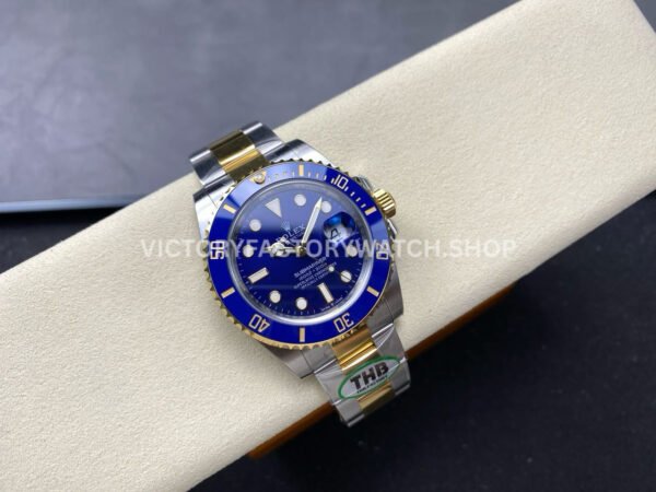 THB Factory Submariner 126613LB 41mm Half Yellow Gold Blue Dial