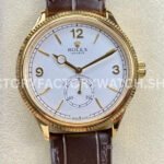 Rolex 1908 52508 replica watch 39mm leather strap TW Factory