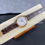 TW Factory Rolex 1908 52508-0002 39mm Yellow Gold Leather Strap Arabic Numerals White Dial