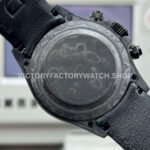 TW Factory Rolex Daytona 116500 40mm Carbon Fiber Black Canvas Strap Black Dial