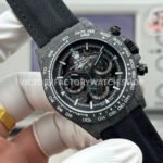 TW Factory Rolex Daytona 116500 40mm Carbon Fiber Black Canvas Strap Skeleton Dial