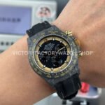 TW Factory Rolex Daytona 116500 40mm Carbon Fiber Black Canvas Strap Yellow Black Dial