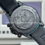 TW Factory Rolex Daytona 116500 40mm Carbon Fiber Light Blue Canvas Strap Skeleton Dial