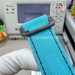 TW Factory Rolex Daytona 116500 40mm Carbon Fiber Light Blue Canvas Strap Skeleton Dial