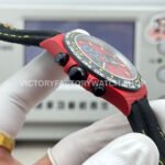 TW Factory Rolex Daytona 116500 40mm Red Carbon Fiber Black Canvas Strap Red Dial