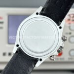 TW Factory Rolex Daytona 116500 40mm White Carbon Fiber Black Canvas Strap Black Dial