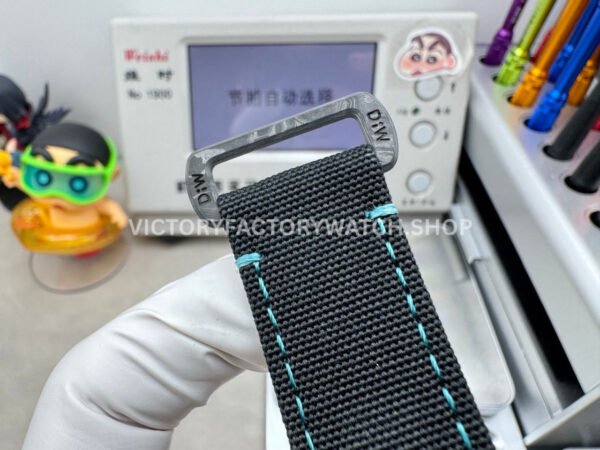 TW Factory Rolex Daytona 116500 40mm White Carbon Fiber Black Canvas Strap Grey Dial