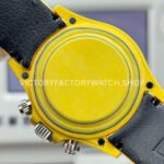 TW Factory Rolex Daytona 116500 40mm Yellow Carbon Fiber Yellow Canvas Strap White Dial