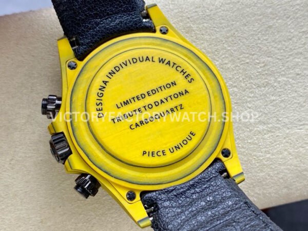 TW Factory Rolex Daytona Bumblebee 116500 Carbon Fiber Canvas Strap Yellow Dial