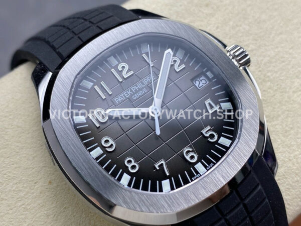 3K Factory Patek Philippe Aquanaut 40mm 5167A-001 Black Rubber Strap Black Dial (2) 3K Factory Patek Philippe Aquanaut 5167A-001 40mm Black Rubber Strap Black Dial