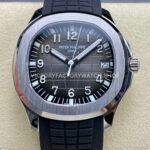 3K Factory Patek Philippe Aquanaut 40mm 5167A-001 Black Rubber Strap Black Dial (3) 3K 5167A black dial black strap Patek Aquanaut