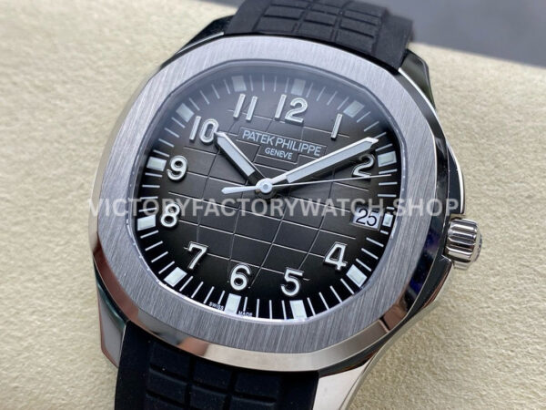 3K Factory Patek Philippe Aquanaut 40mm 5167A-001 Black Rubber Strap Black Dial (4) 3K Factory Patek Philippe Aquanaut 5167A-001 40mm Black Rubber Strap Black Dial