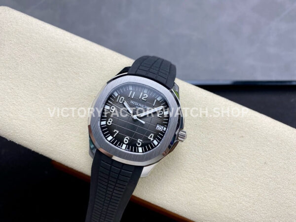 3K Factory Patek Philippe Aquanaut 40mm 5167A-001 Black Rubber Strap Black Dial (5) 3K Factory Patek Philippe Aquanaut 5167A-001 40mm Black Rubber Strap Black Dial