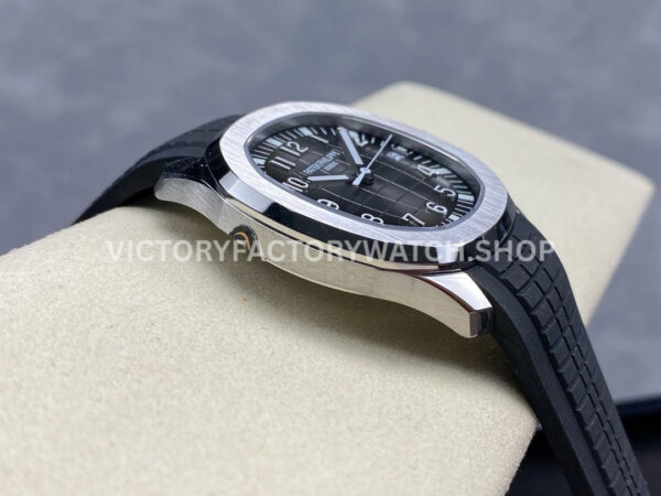 3K Factory Patek Philippe Aquanaut 40mm 5167A-001 Black Rubber Strap Black Dial (7) 3K Factory Patek Philippe Aquanaut 5167A-001 40mm Black Rubber Strap Black Dial