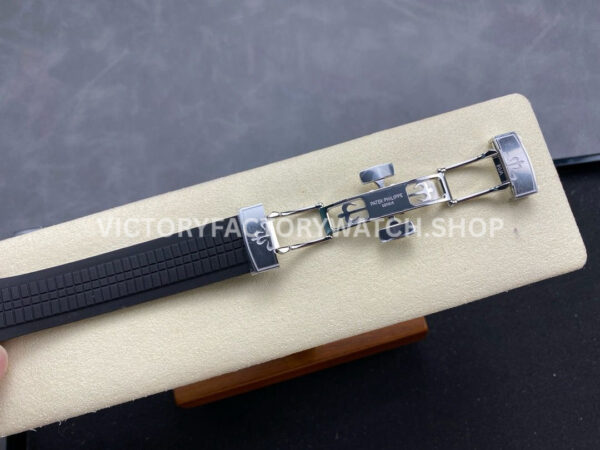 3K Factory Patek Philippe Aquanaut 40mm 5167A-001 Black Rubber Strap Black Dial (9) 3K Factory Patek Philippe Aquanaut 5167A-001 40mm Black Rubber Strap Black Dial