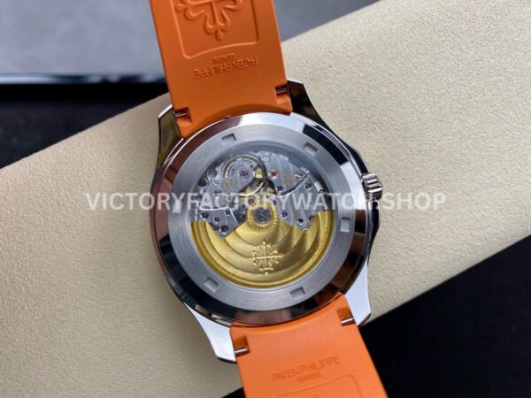 3K Factory Patek Philippe Aquanaut 5167A-001 40mm Orange Rubber Strap Black Dial