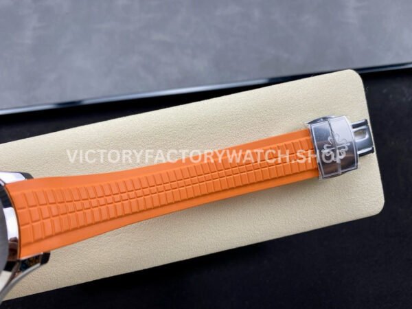 3K Factory Patek Philippe Aquanaut 5167A-001 40mm Orange Rubber Strap Black Dial