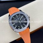 3K Factory Patek Philippe Aquanaut 5167A-001 40mm Orange Rubber Strap Black Dial