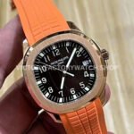 3K Factory Patek Philippe Aquanaut 5167R-001 40mm Rose Gold Orange Rubber Strap Brown Dial