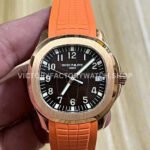 3K 5167R brown dial rose gold orange strap Aquanaut