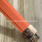3K Factory Patek Philippe Aquanaut 5167R-001 40mm Rose Gold Orange Rubber Strap Brown Dial
