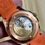 3K Factory Patek Philippe Aquanaut 5167R-001 40mm Rose Gold Orange Rubber Strap Brown Dial