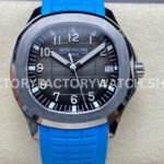 3K 5167A blue strap black dial Patek Aquanaut