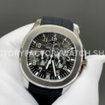 3K Factory Patek Philippe Aquanaut 5261 40mm Steel Black Rubber Strap Black Dial (1) 3K Factory Patek Philippe Aquanaut 5261 40mm Steel Black Rubber Strap Black Dial