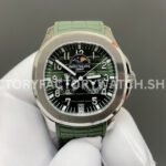 3K 5261 green dial green strap Patek Aquanaut