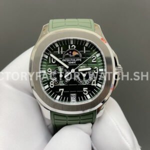 3K 5261 green dial green strap Patek Aquanaut