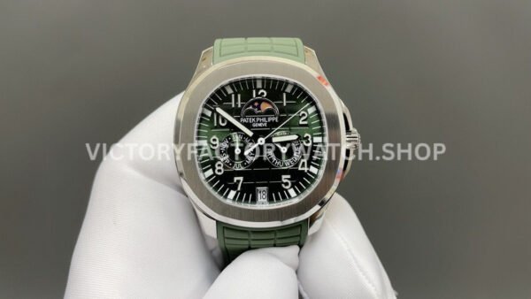3K 5261 green dial green strap Patek Aquanaut