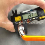 3K Factory Patek Philippe Aquanaut 5968A-001 42mm White Gold Orange Rubber Strap Arabic Numerals Black Dial