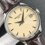 3K Factory Patek Philippe Calatrava 5227G-001 39mm White Gold Leather Strap Champagne Dial (9) 3K Factory Patek Philippe Calatrava 5227G-001 39mm White Gold Leather Strap Champagne Dial