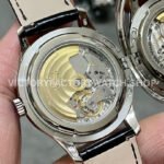 3K Factory Patek Philippe Calatrava 5227G-010 39mm White Gold Leather Strap Black Dial