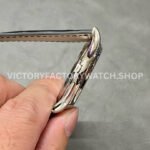 3K Factory Patek Philippe Calatrava 5227G-010 39mm White Gold Leather Strap Black Dial