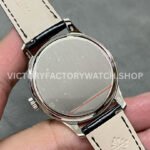 3K Factory Patek Philippe Calatrava 5227G-010 39mm White Gold Leather Strap Black Dial