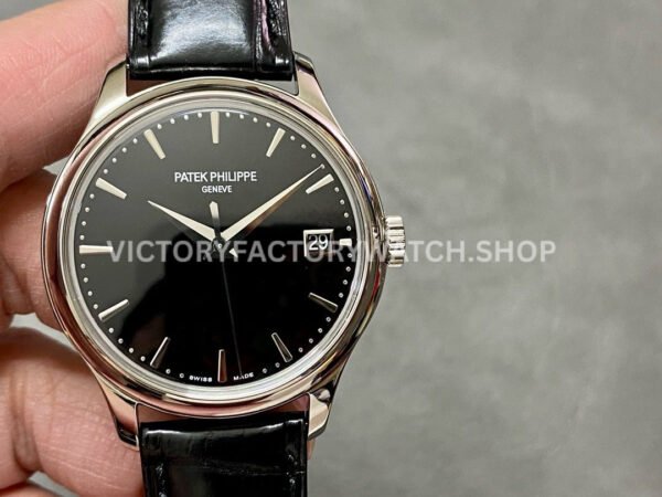 3K 5227G black dial Patek Calatrava