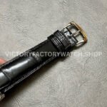 3K Factory Patek Philippe Calatrava 5227G-010 39mm White Gold Leather Strap Black Dial