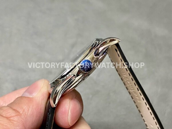 3K Factory Patek Philippe Calatrava 5227G-010 39mm White Gold Leather Strap Black Dial