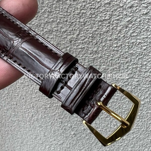 3K Factory Patek Philippe Calatrava 5227R-001 39mm Rose Gold Leather Strap Champagne Dial