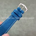 3K Factory Patek Philippe Calatrava 6007A-001 40mm Steel Leather Strap Arabic Numerals Blue Dial