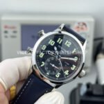 3K Factory Patek Philippe Calatrava Pilot Travel Time 5524G-001 42mm White Gold Blue Dial